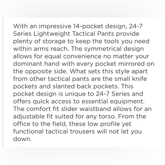 Tru-Spec Men’s Tactical Cargo Pant - Picture 15 of 16